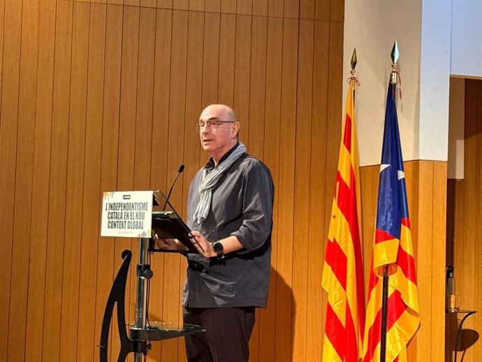 El president de l'Assemblea Nacional Catalana (ANC), Lluís Llach, a l'Ateneu Barcelonès