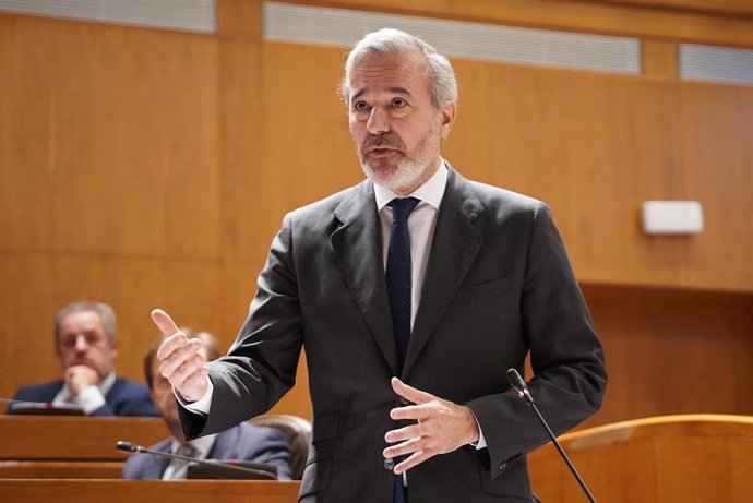 El presidente del Gobierno de Aragón, Jorge Azcón.
