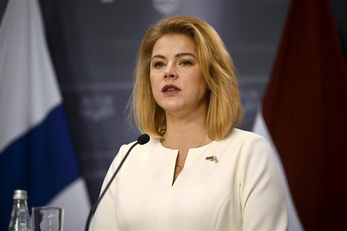 Archivo - Evika Silina, primera ministra de Letonia
