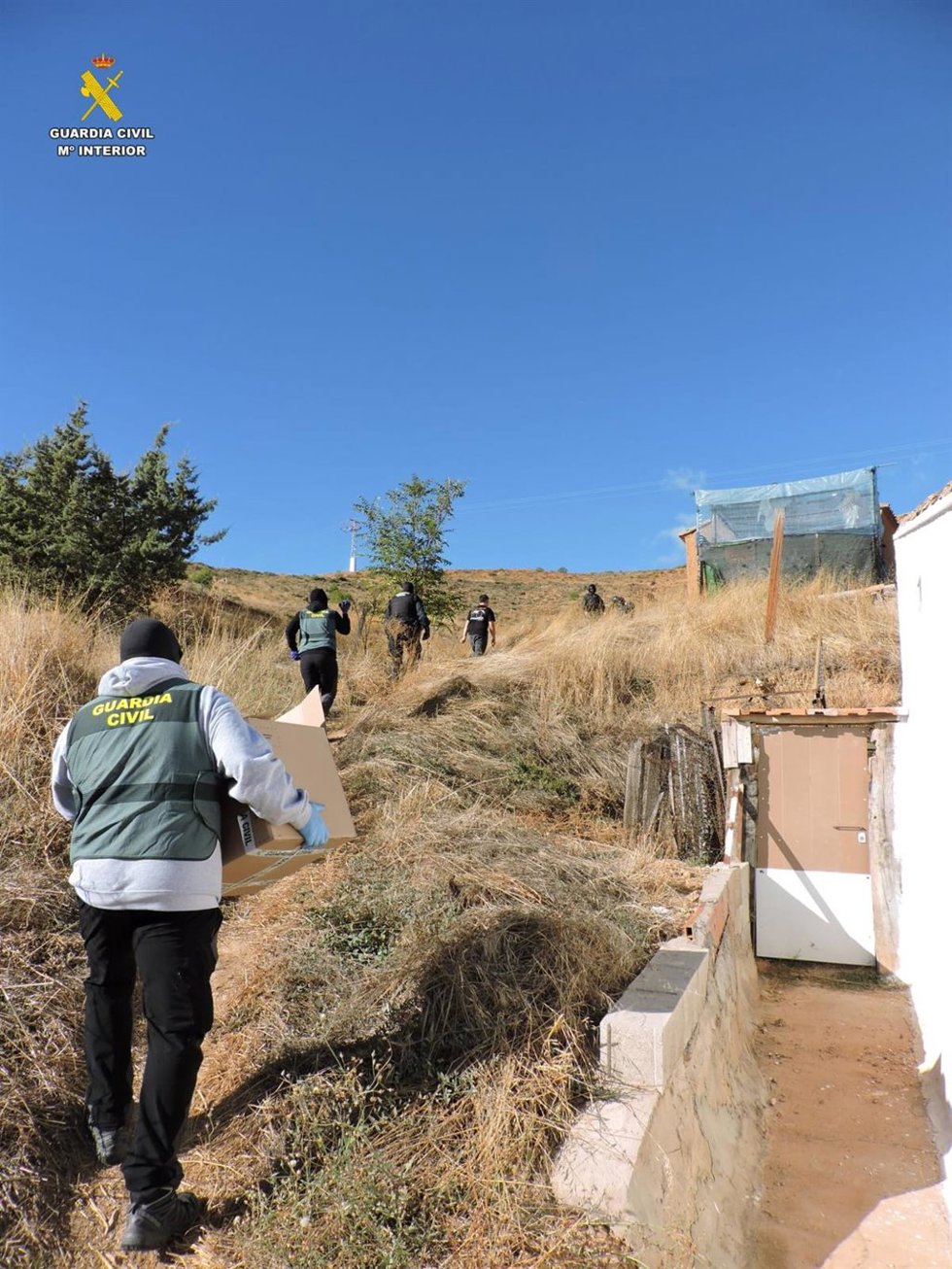 Imagen de uno de los registros practicados en Santa María de Huerta (Soria).