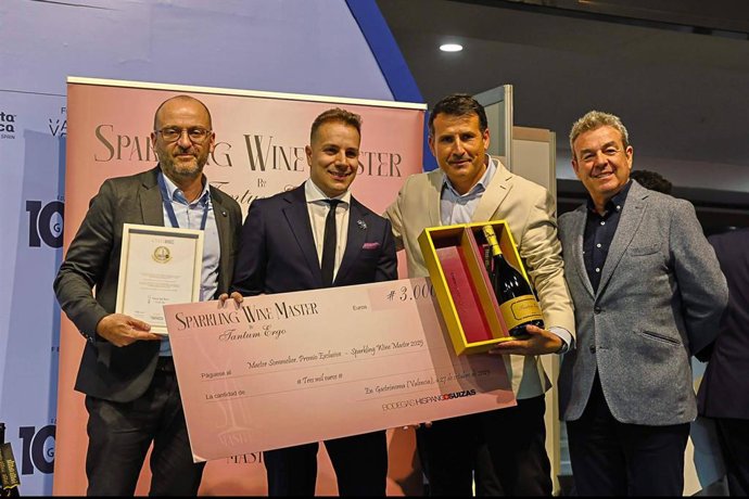 Alejandro Aparicio Villoria se proclama Master Sommelier 2025 en el Sparkling Wine Master by Tantum Ergo