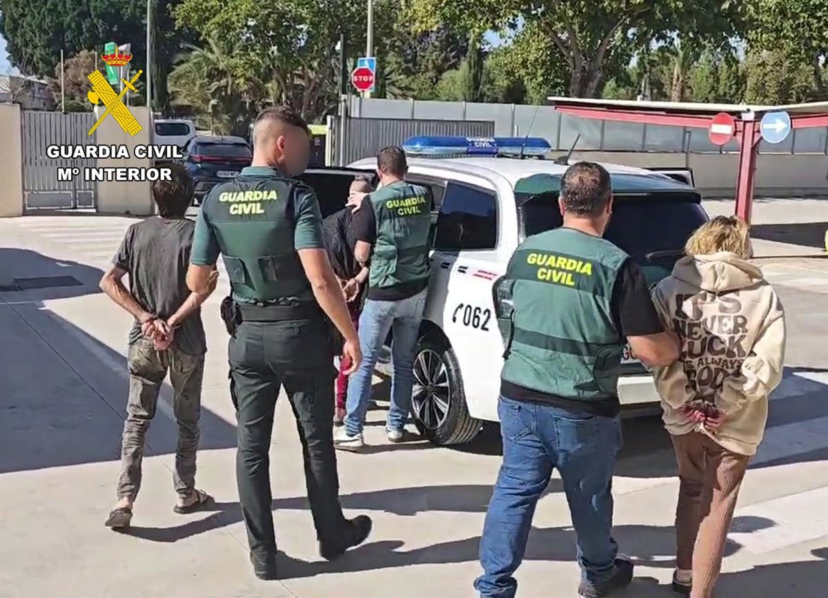 La Guardia Civil desmantela el punto más activo de venta de droga de Torre Pacheco (Murcia)