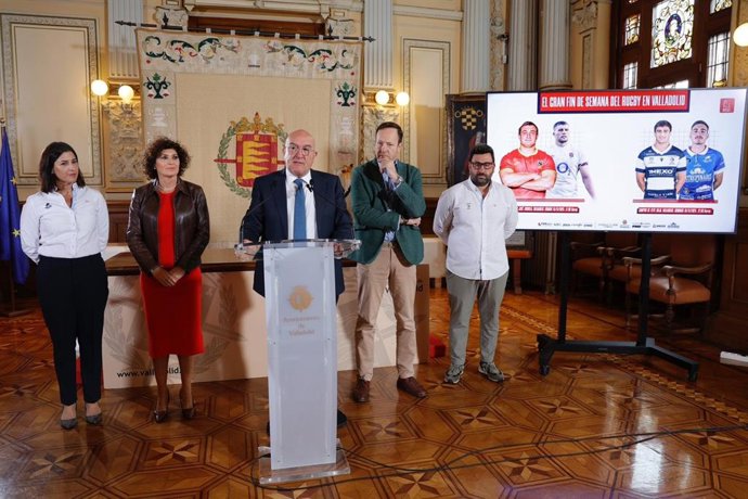 Presentación de los encuentros de rugby España-Inglaterra y la Supercopa.