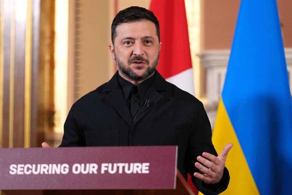 Volodimir Zelenski, presidente de Ucrania.