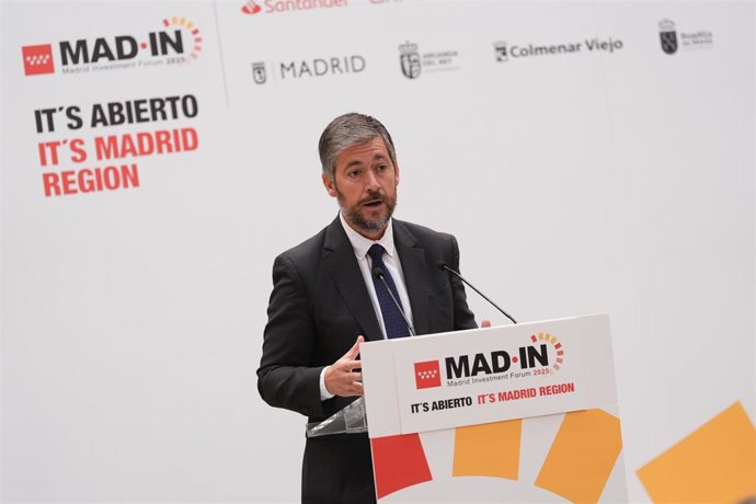 Archivo - El consejero de Presidencia, Miguel Ángel García Martín, en el Madrid Investment Forum