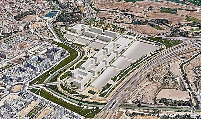 Sector SUZ 38-1 del Canal Imperial, Ronda Hispanidad y Quinta Julieta, conocido como Parque Venecia 2, donde se construirán 1.115 viviendas, 375 protegidas