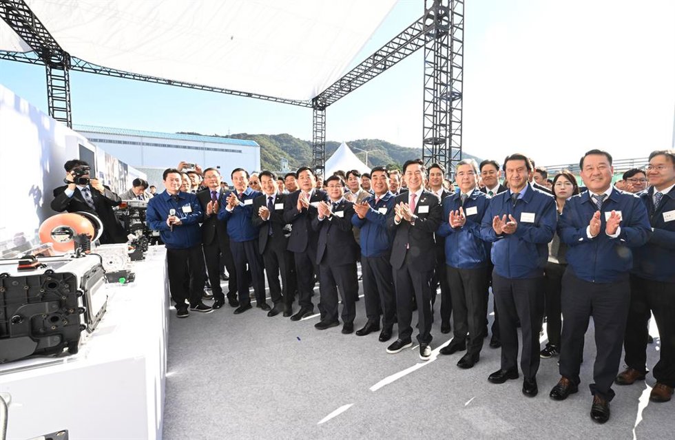 Hyundai inicia la construcción de su planta de producción de pilas de combustible de hidrógeno en Corea.