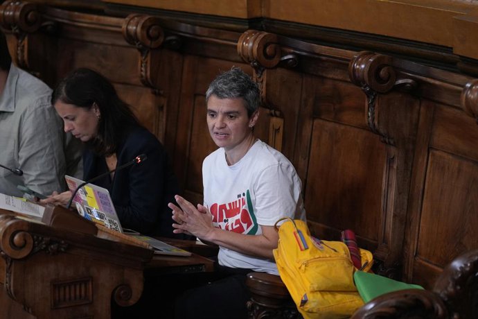 La regidora de BComú a l'Ajuntament de Barcelona Lucía Martín 