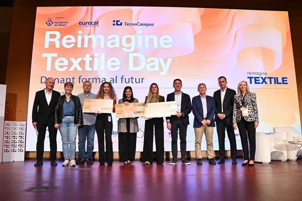Los premiados durante la jornada