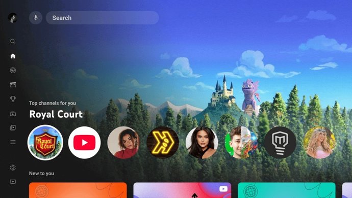 Visualizações imersivas na página inicial do YouTube