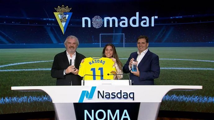 El Cádiz empieza a cotizar en Nasdaq de la mano de Nomadar, su filial tecnológica