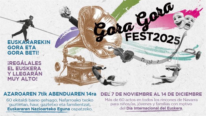 Cartel del ciclo cultural 'Gora Gora Fest!'.
