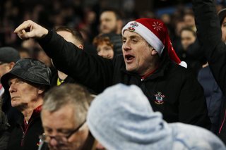 Archivo - Aston Villa - Southampton, aficionado en las jornadas de Navidad en la Premier