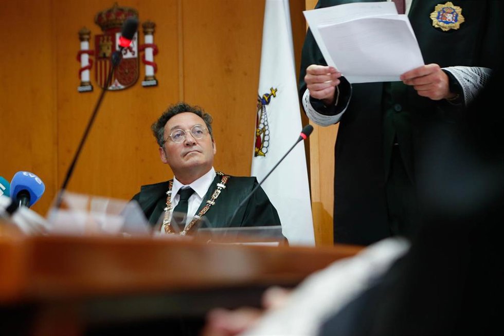 Archivo - El fiscal general del Estado, Álvaro García Ortiz, durante un acto de toma de posesión en los Juzgados de Ferrol, en septiembre de 2024.