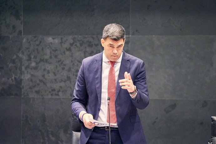 Archivo - El presidente del PP de Navarra, Javier García.