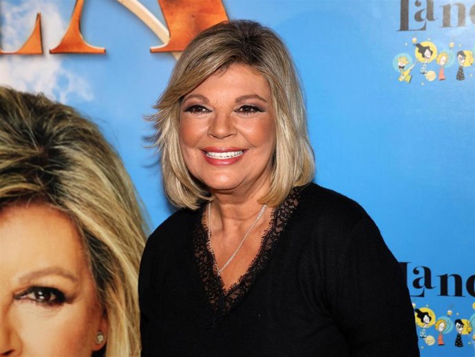 (Foto De ARCHIVO) Terelu Campos En El Teatro Calderón Después De Actuar En Su Obra 'Santa Lola'