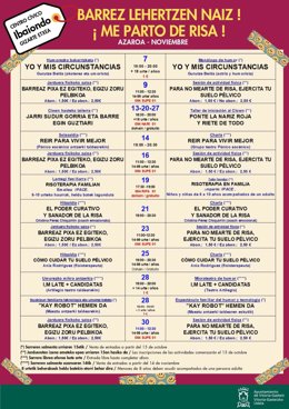 Cartel del ciclo 'Me parto de risa'