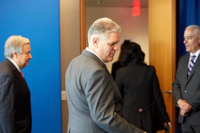 Archivo - Alejandro Gil, en una visita a la sede de Naciones Unidas (imagen de archivo)