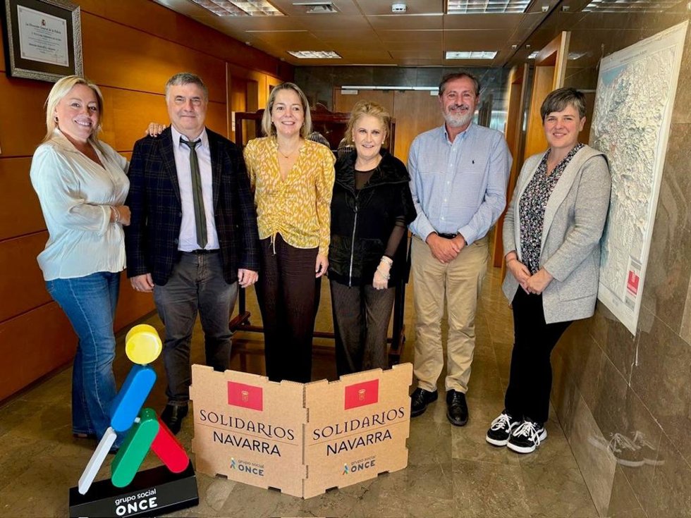 Foto del jurado de los Premios Solidarios ONCE Navarra 2025.