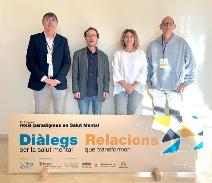 La directora general de Salud Mental del Govern balear, Carme Bosch, clausura el congreso 'Diálogos por la salud mental, relaciones que transforman'