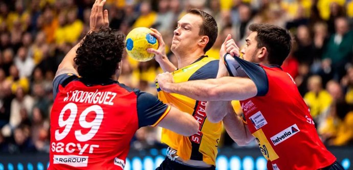 Suecia - España, Hispanos, selección española balonmano