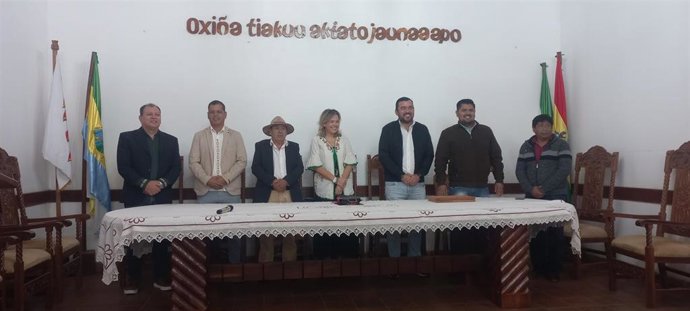 La delegada de Cooperación al Desarrollo de la Diputación de Córdoba, Auxiliadora Moreno, en su visita a Bolivia