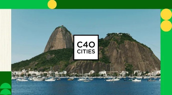 Cartel de la C40 Cumbre Mundial de Alcaldes 2025