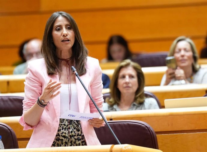Imagen de archivo de la senadora del Partido Popular de Almería, Carmen Belén López, en el Senado.