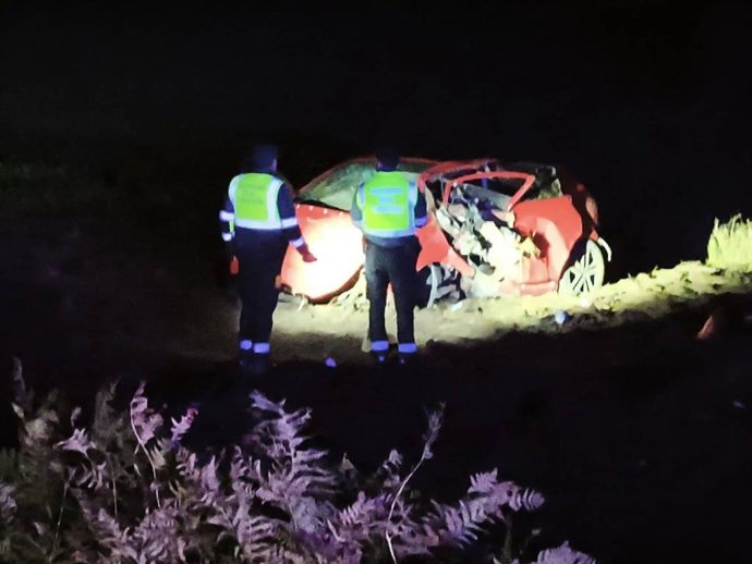 Fallece el conductor de un vehículo en Lugo.