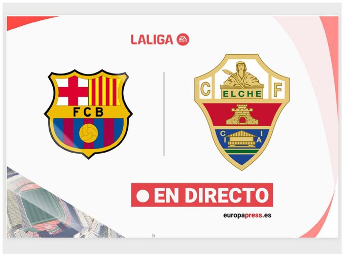 Onces Iniciales probables: Barcelona - Elche: resumen y estadísticas del partido de la jornada 11 de LaLiga EA Sports