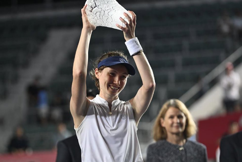 La tenista española Cristina Bucsa, subcampeona del torneo de Hong Kong 2025.