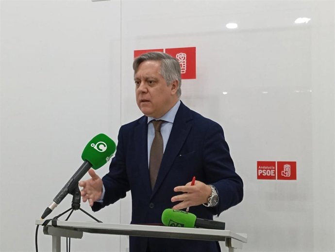 Archivo - Imagen de archivo del portavoz del grupo municipal socialista en el Ayuntamiento de Cádiz, Óscar Torres.