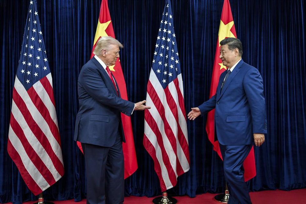 Donald Trump y Xi Jinping durante su cumbre del jueves en Busan (Corea del Sur) 