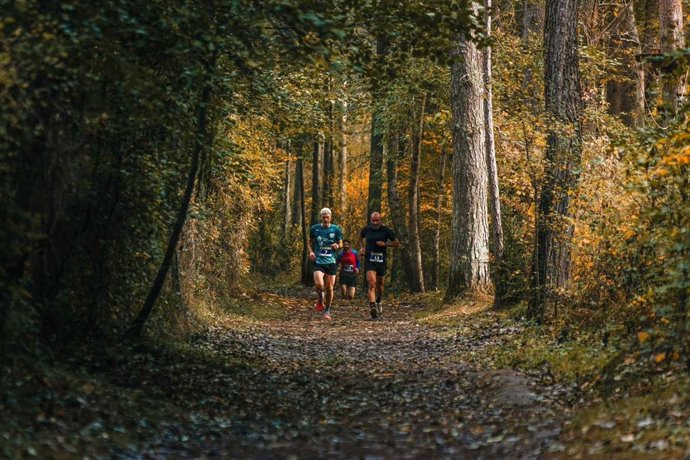 Participantes en el XVII Cross del Juncaral de Villanúa