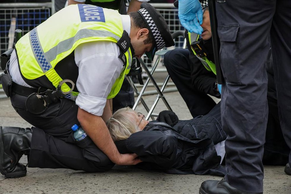 Agentes de la Policía británica en Londres