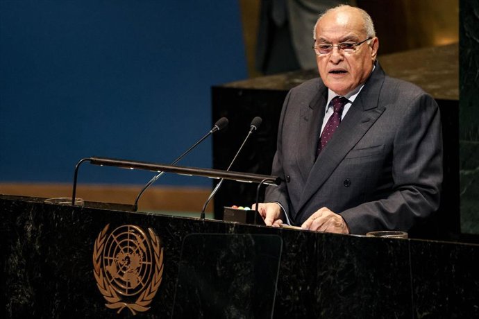Archivo - El ministro de Exteriores argelino, Ahmed Attaf