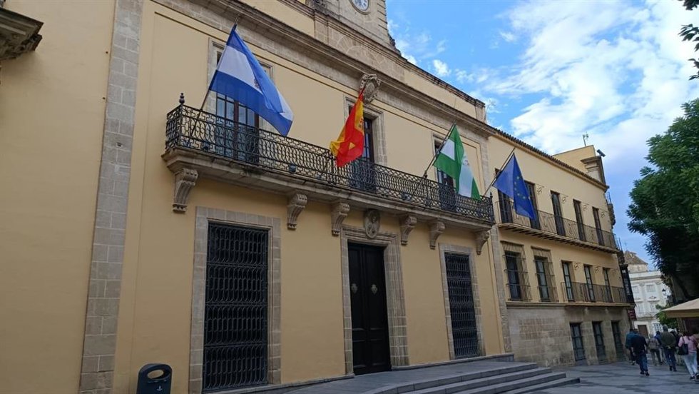 Fachada del Ayuntamiento de Jerez de la Frontera (Cádiz)