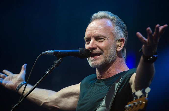 Archivo - Sting en concierto. Imagen de archivo