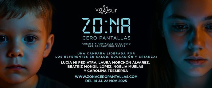 Del 14 al 22 de noviembre Vallsur acoge la campaña Zona Cero Pantallas