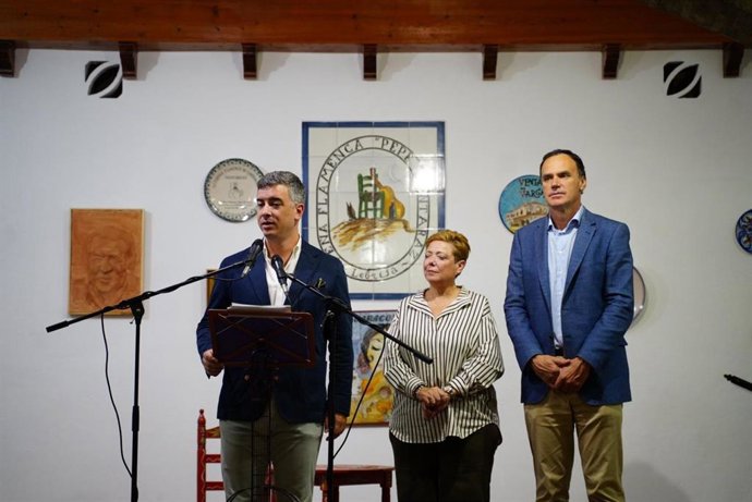 Rodríguez Hans, en el Encuentro Provincial de Entidades Flamencas celebrado en Lebrija.