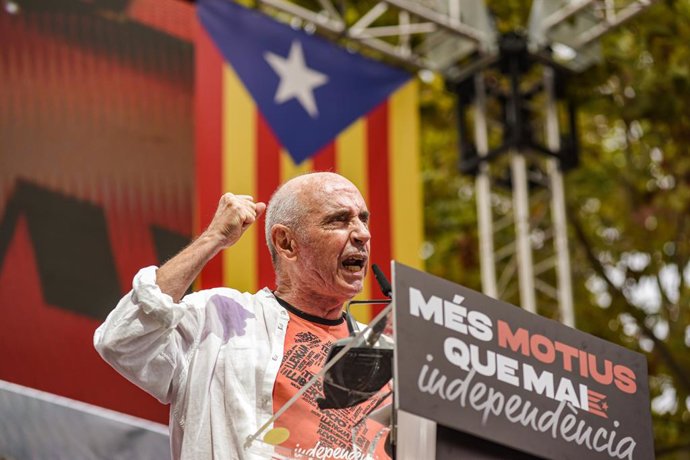 Archivo - El president de l'ANC, Lluís Llach