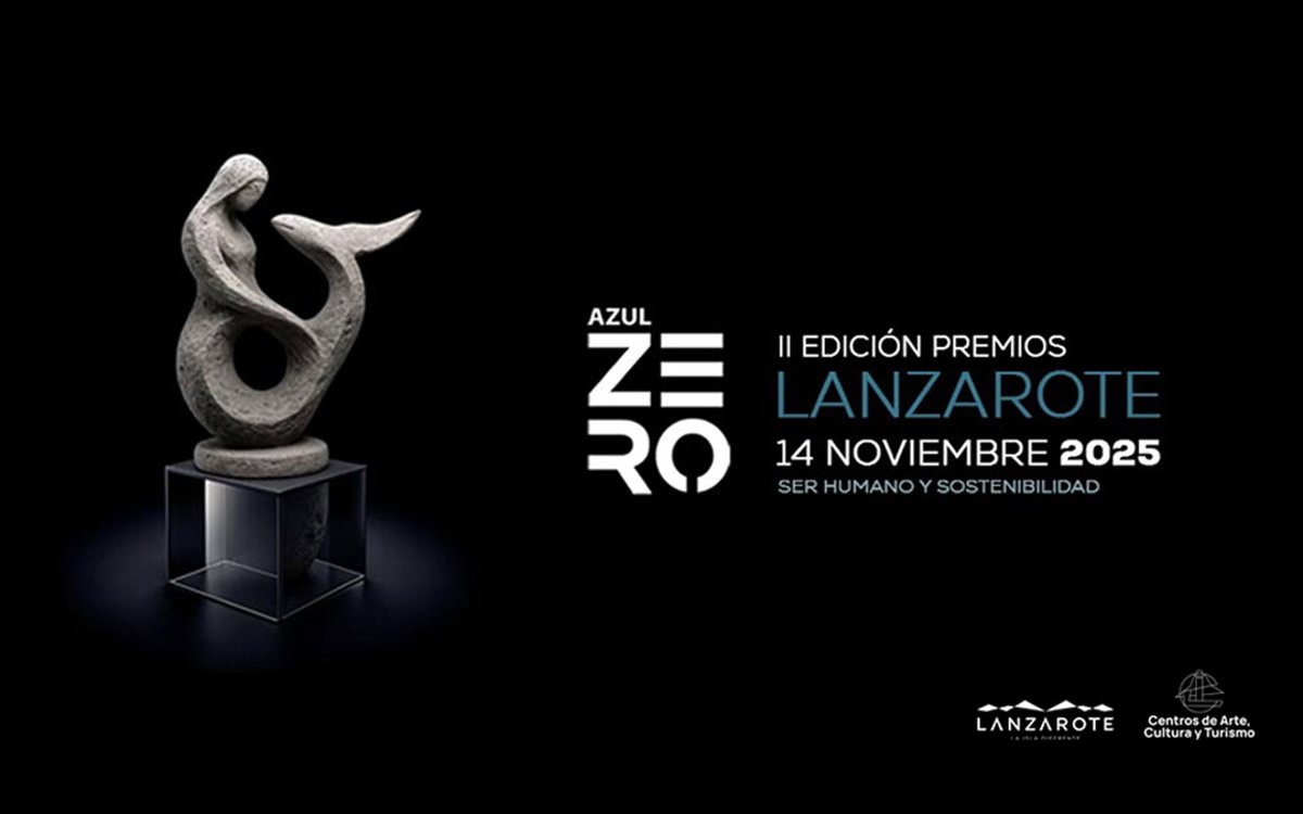 Lanzarote acoge el 14 de noviembre los II Premios Azul Zero, que reconocen a quienes dejan huella en el planeta