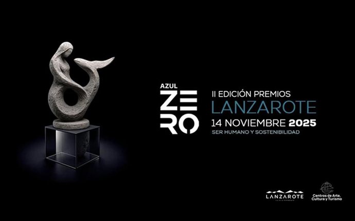 Lanzarote acogerá el 14 de noviembre los II Premios Azul Zero, que reconoce a los líderes que están cambiando el futuro