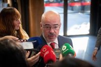 Francisco Martín, preguntado por su futuro político en 2027: "Donde siempre, apoyando a Sánchez y a Óscar López"