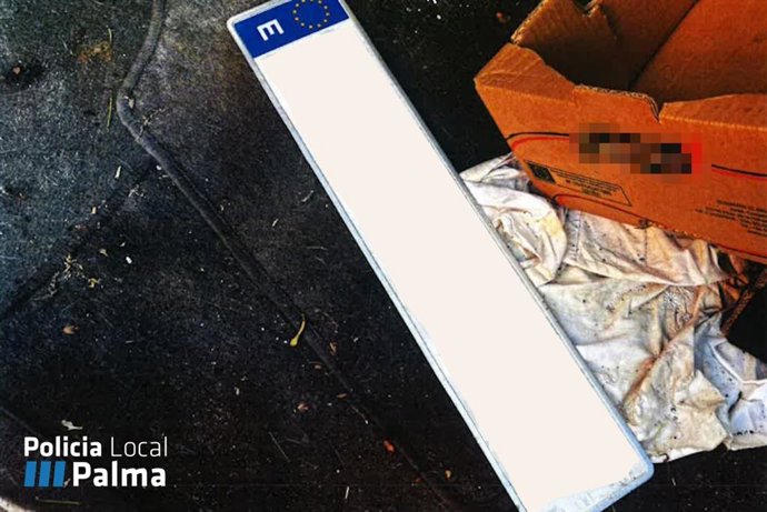 La Policía Local de Palma investiga a un conductor por falsificar la matrícula de su coche.