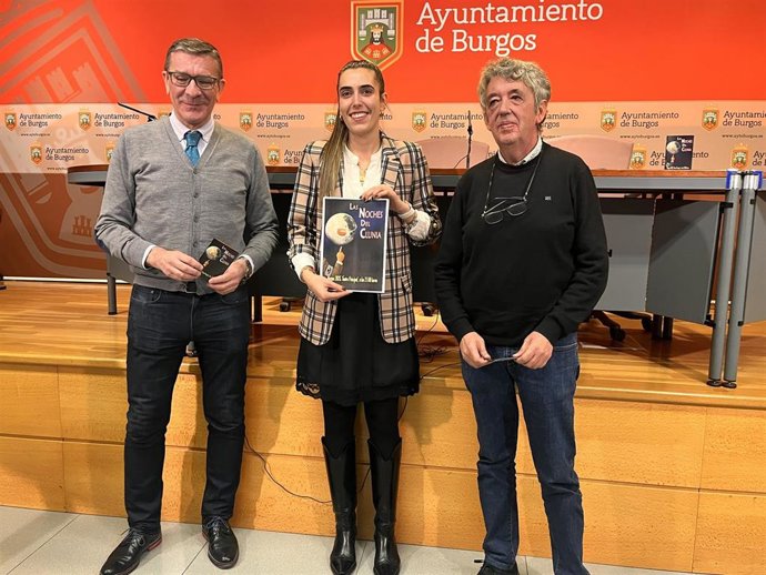 El Técnico De Cultura Del Ayuntamiento, Ignacio González De Miguel; La Edil De Cultura, Andrea Ballesteros; Y El Responsable De Cultura De La UBU, Carlos Lozano.