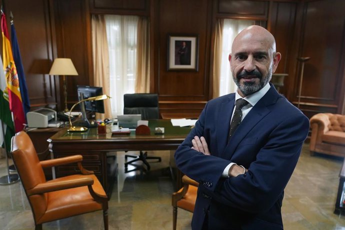 Archivo - El dubdelegado del Gobierno de Málaga, Javier Salas, en una imagen de archivo.