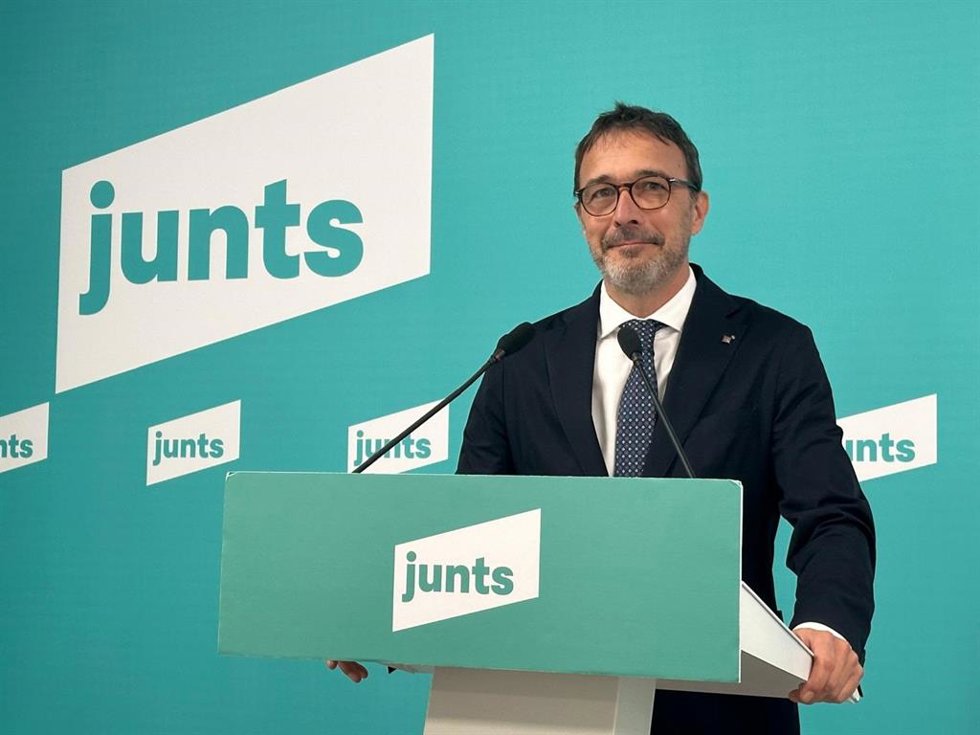 El portavoz de Junts, Josep Rius