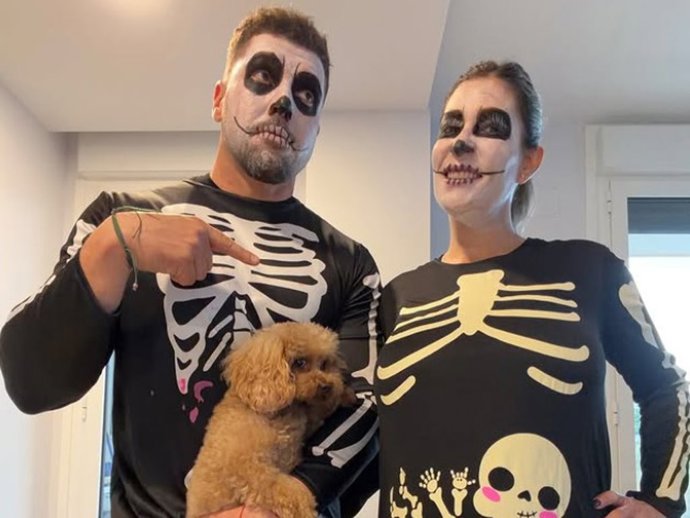 Kike Quintana y su mujer Cris están esperando su primer hijo un año después de su boda