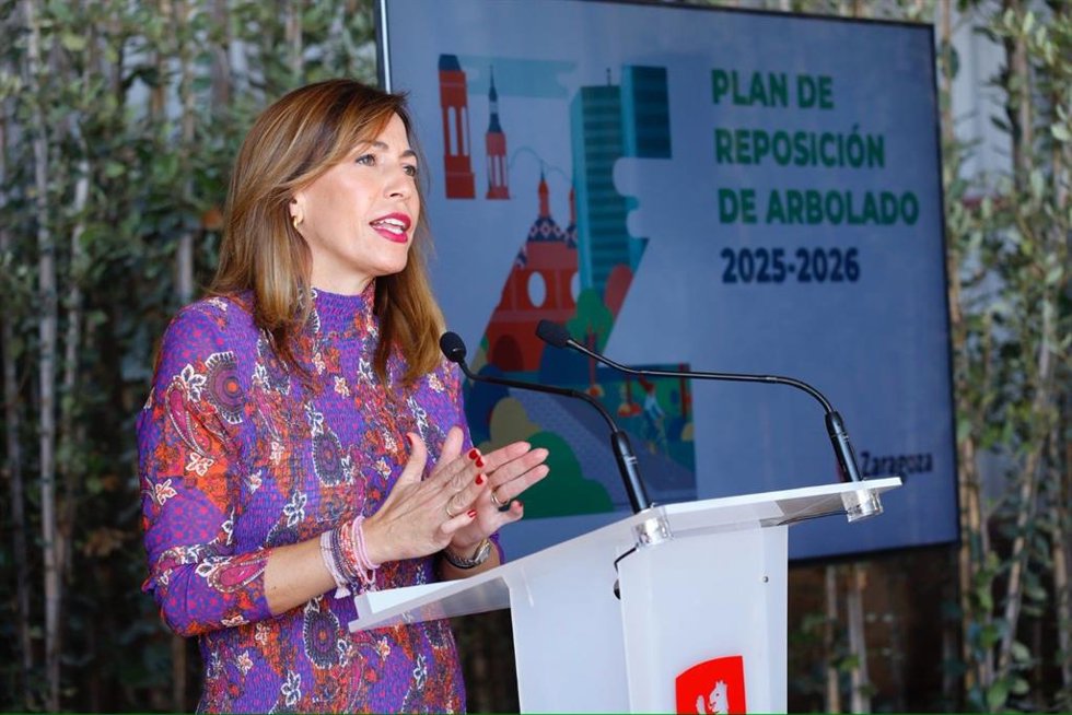 La alcaldesa de Zaragoza, Natalia Chueca